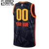 Dres Oklahoma City Thunder Prilagođeni Nike 2023-24 City Edition Navy Swingman - Dječji